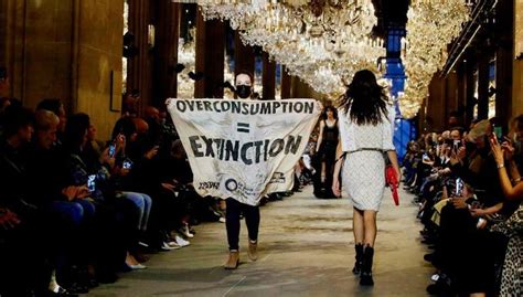 protestor at louis vuitton|louis vuitton climate activist.